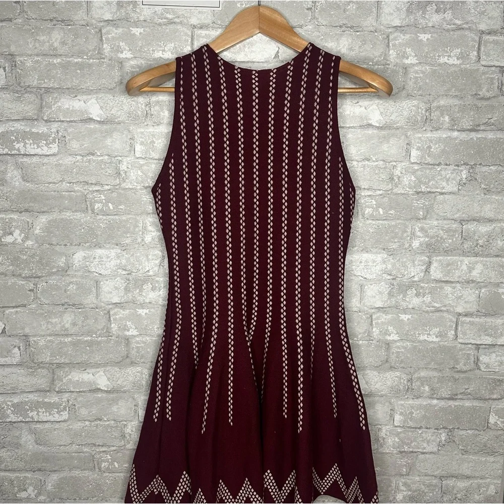 EUC J.O.A. Elleval Fit and Flare Mini Dress High Neck NWT Sz M (100% Cotton)